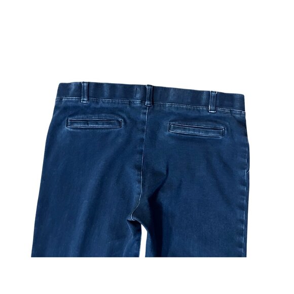 Betabrand Pull-On Jeans Womens L Long Used Blue Stretch Bootcut Pants Tall - Picture 5 of 11